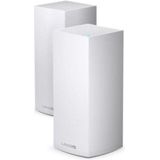 Linksys Velop WiFi 6 AX5300 Mesh WLAN Tri-Band Systeem 2-Pack (MX10600), Router, Wit