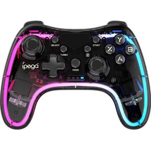iPega PG-9228 draadloze spelbesturing (PS3, Android, iOS, Windows, PS4, Switch), Controller, Zwart