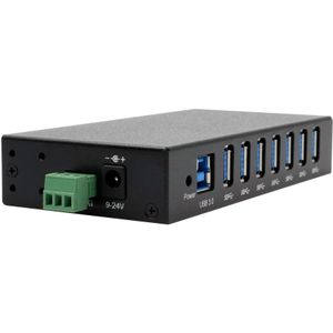 Exsys - EX-11237HMS-2 - USB 3.2 Gen 1 Hub - Zwart - 7 Poorten - Metalen