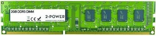 2-Power 2GB MultiSpeed 1066/1333/1600 MHz DIMM (1 x 2GB, 1600 MHz, DDR3 RAM, DIMM 288 pin), RAM
