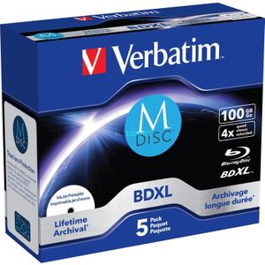 Verbatim Bd-R (5 x), Optische gegevensdrager