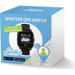 Spotter GPS Tracker Horloge - Smartwatch Kind - Kinderhorloge - GPS horloge - Inclusief Prepaid Simkaart - S (46 mm), Sporthorloges + Smartwatches