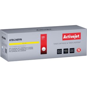 Activejet, Toner, ATB-248YN Toner für Brother Drucker Ersatztoner Brother TN248Y Supreme 1000 Seiten gel