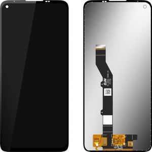 MP Display Unit für Motorola Moto G9 Plus, w/o Frame, Aftermarket, Schwarz (Scherm), Onderdelen voor mobiele apparaten