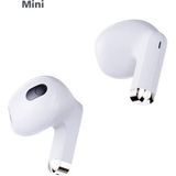 Swissten - Minipods - Draadloze Bluetooth Oordopjes - Wit - Met Oplaadcase