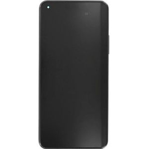 OEM Beeldscherm + frame voor Xiaomi Mi 11 Lite 4G boba zwart (Scherm, Xiaomi Mi 11 Lite), Onderdelen voor mobiele apparaten, Zwart