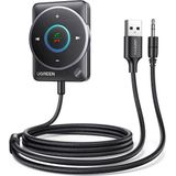 UGREEN - Aux Bluetooth 5.4 Adapter - Bluetooth-ontvanger - Zwart - Compatibel met Autoradiosysteem