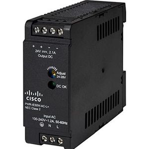 Cisco Voedingseenheid - AC 100-240 V - 50 Watt, Netwerkschakelaar, Grijs