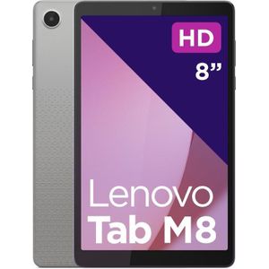 Lenovo Tab M8 (4e generatie) MT8768 8 HD 350nits Touch 3/32GB GE8320 Android Arctic Grey, Tablet