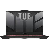 ASUS TUF Gaming A17 (17.30"", AMD Ryzen 9 7940HS, 16 GB, 1000 GB, NL), Notebook, Grijs, Zwart