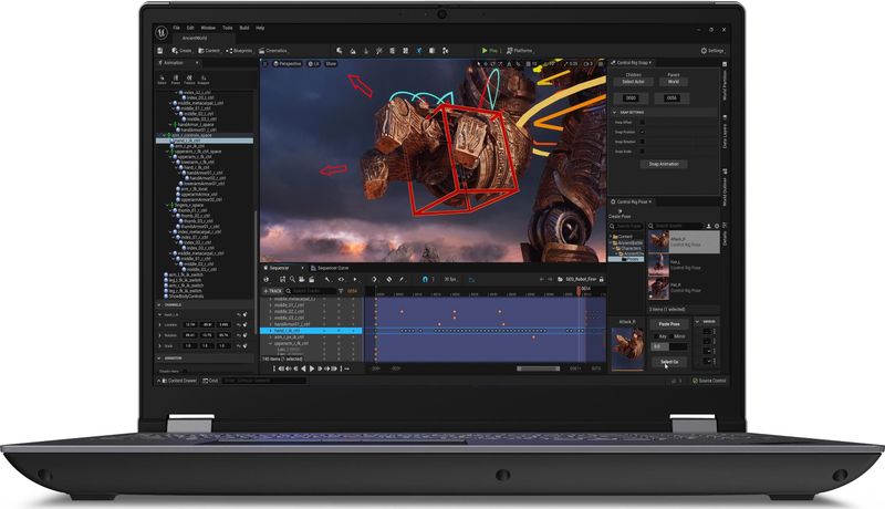 Lenovo ThinkPad P16 Gen 2 - Notebook - Zwart - 16 inch - Intel Core i7-14700HX - 64 GB - 1000 GB
