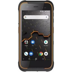 Myphone Hamer Profesional BS21 (16 GB, Zwart/Oranje, 5", Dubbele SIM), Smartphone, Oranje