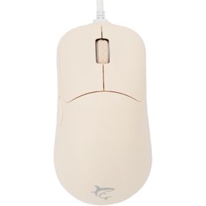 White Shark Shark GM-5014 Graphene Beige (Bedraad), Muis, Beige