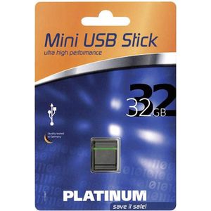 BestMedia Platina HighSpeed Mini (32 GB, USB A, USB 2.0), USB-stick, Zwart