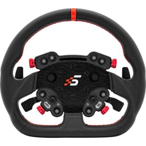 Simagic GT1 D stuur + Pro HUB/Knop - leder (PC), Controller, Zwart