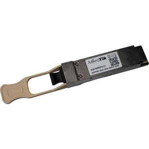 MikroTik XQ+85MP01D netwerk transceiver module glasvezel QSFP28 850 nm, Zendontvangers