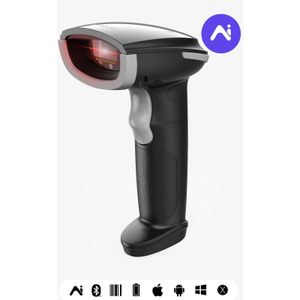 Inateck Barcodescanner 21 AI gray (BCST-21-AI gray) (1D streepjescodes), Barcode scanner, Grijs