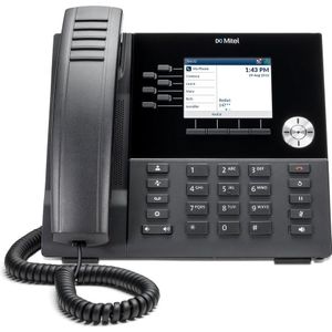 Mitel MiVoice 6920 IP-telefoon, Telefoon, Zwart