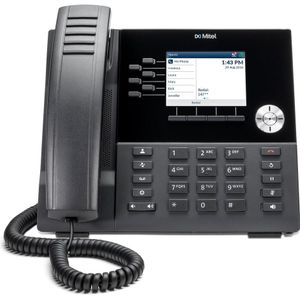 Mitel - 6920 - IP VoIP-telefoon - Zwart - Professionele Telefoon