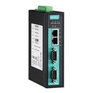 Moxa NPORT IA5250A - 2-poorts RS-232422485 apparaatserver voor industriële automatisering met seriële, Data converter