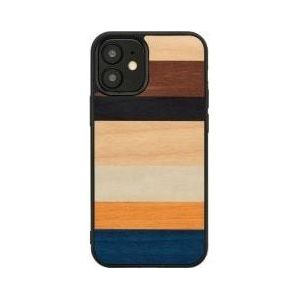 Man&Wood hoesje voor iPhone 12 mini provincie zwart (iPhone 12 Mini), Smartphonehoes, Zwart