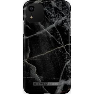 iDeal Of Sweden Designer Hard Cover Black Thunder Marble (iPhone 11, iPhone XR), Smartphonehoes, Veelkleurig, Zwart