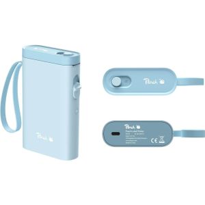 Peach Labelprinter PE110 blauw (203 dpi), Labelprinter, Blauw