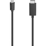 Hama USB Type C - DisplayPort (1.50 m, DisplayPort), Videokabel
