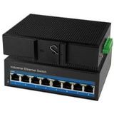 LogiLink - NS203P - Netwerkschakelaar - Zwart - 8-poorts - PoE