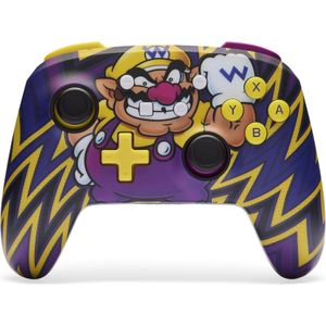 PowerA - Wario - Draadloze Gamepad - Geel-Paars - Voor Nintendo Switch