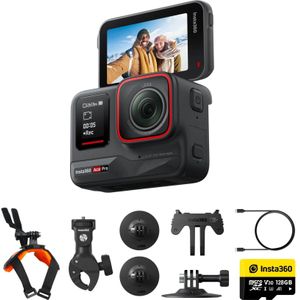 Insta360 Ace Pro Motorfiets Kit (24p, Bluetooth, WiFi), Action Cam, Zwart