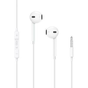 Tech-Protect - UltraBoost - In-Ear Hoofdtelefoon - Wit - 3.5mm