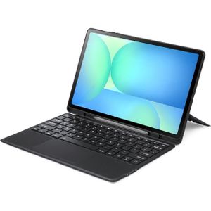 OEM Book case DUX DUCIS case DK foldable with Wireless Keyboard for SAMSUNG Tab S10 FE Plus black (DE), Tablet toetsenbord, Zwart