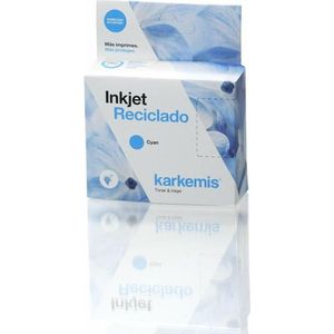 Karkemis - Inktcartridge - Cyaan - Gerecycled - 9 ml