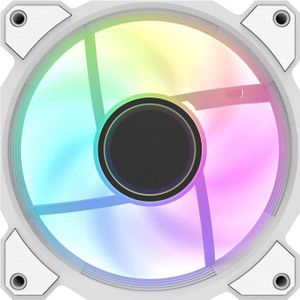 Darkflash Tech Darkflash DR08 Koelventilator (Wit) (120 mm, 1 x), PC ventilator, Wit