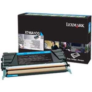 Lexmark X746A6CG tonercartridge 1 stuk(s) Origineel Cyaan