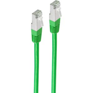 Shiverpeaks BASIC-S patchkabel, Cat. 6, S/FTP, groen, 7,50 m RJ45-stekker (S/FTP, CAT6, 7.50 m), Netwerkkabel