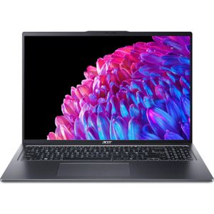 Acer Swift Go (SFG16-72-78PS) 16,0" 3.2K, OLED, 120Hz, Intel i7U-155H (11 TOPS), 16GB RAM, 1TB SSD (16", 1000 GB, 16 GB, DE, Intel Core Ultra 7 155U), Notebook, Grijs