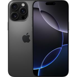 Apple iPhone 16 Pro Max (256 GB, Zwart titanium, 6.90"", SIM + eSIM, 48 Mpx, 5G), Smartphone, Zwart