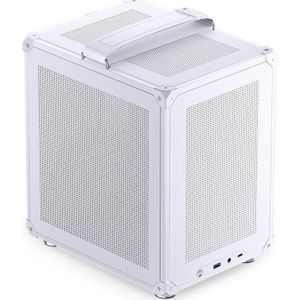 Jonsbo - C6 - PC Behuizing - Wit - ITX Formaat - Tot 3 Ventilatoren