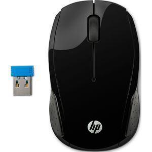 HP 200 (Draadloze), Muis, Zwart