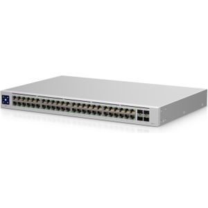 Ubiquiti UniFi-schakelaar 48 (52 ports), Netwerkschakelaar, Zilver