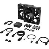 CORSAIR - iCUE LINK RX140 MAX - Ventilator - Zwart - 140 mm PWM - Hoge Statische Druk - Vloeibaar Kristal Polymeer