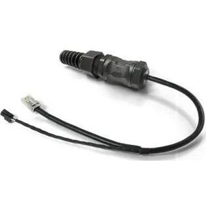 Quwireless QRJ45-PL - QuRJ45 met PoE splitter lang (RJ45, RJ45/LAN (2x)), Netwerkadapter, Zwart