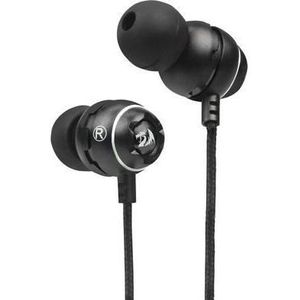 Redragon Headphones with microphone BOMBER PRO E100 black color (Bedraad), Koptelefoon, Zwart