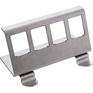InLine Keystone SNAP-In Metall-Modulhalter (Keystone module), Netwerk accessoires