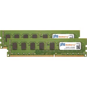 PHS-memory 8GB (2x4GB) Kit RAM-geheugen voor MSI MS-7522 (X58 Pro-E) DDR3 UDIMM 1333MHz PC3-10600U (MSI Pro-E MS-7522 (X58), 2 x 4GB), RAM Modelspecifiek