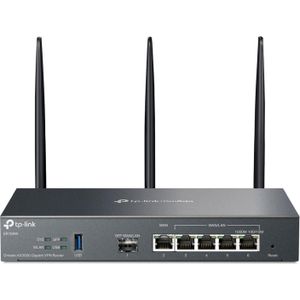 TP-Link - ER706W - Draadloze Router - Zwart - Gigabit Ethernet - Dual-band 2.4 GHz / 5 GHz