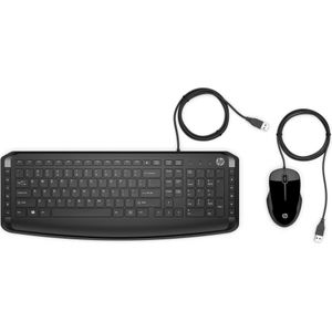 HP Pavilion Capri Combo Keyboard toetsenbord Inclusief muis Universeel USB Zwart