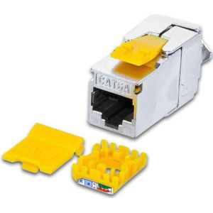 Wirewin Keystone module, KAT6A STP Slim ISO (Keystone module), Netwerk accessoires